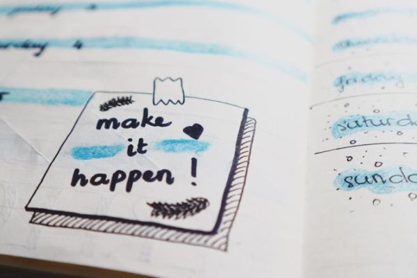 Plan - White Paper With Note