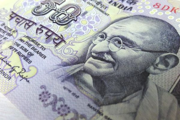 Stocks - 50 Indian Rupee Banknote
