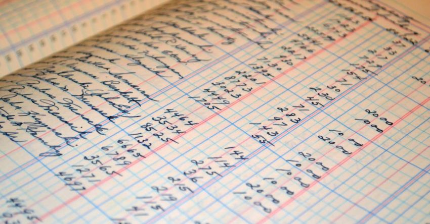 Accounts - Close-up Photo of Ledger's List