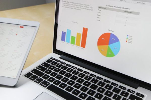 Finance - Gray and Black Laptop Computer